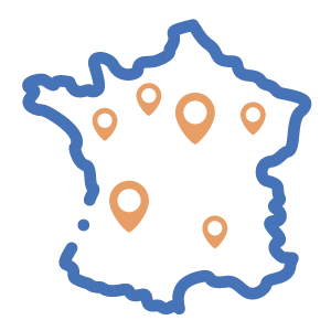 Découvrez nos partenaires ANAE RH partout en France !